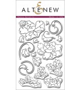 Altenew PEONY SCROLLS stamp set